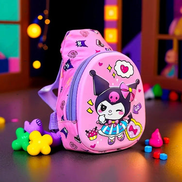 Mini Kuromi 3D Shell Kids Sling Bag